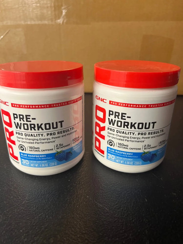 Gnc pro pre workout - pre, blue