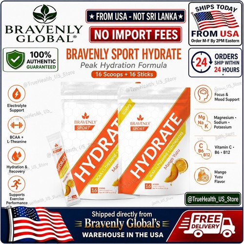 Bravenly hydrate mango yuzu - hydrate,