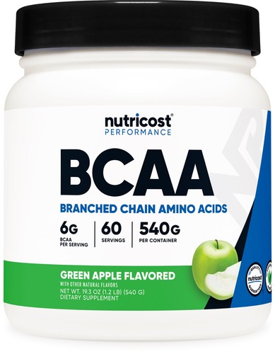 Nutricost bcaa powder green - nutricost, (green