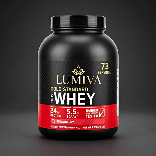Lumiva gold standard 100 whey - standard, 100%